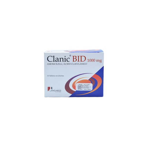[LB-095-045-N-0007] CLANIC BID 1000MG CAJA X14 TABS  Lancasco