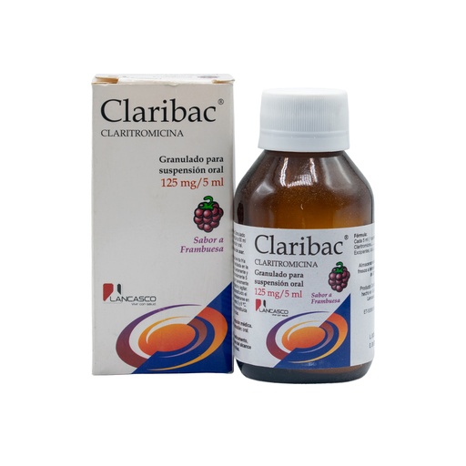 [LB-095-045-N-0010] CLARIBAC 125MG SUSP FCO. 50 CC Lancasco