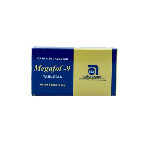 [LB-017-012-N-0008] MEGAFOL 9 CAJA X 30 TABS. Arsal Laboratorios