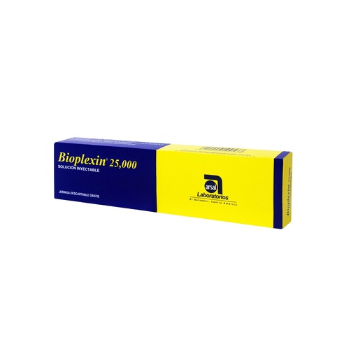 [LB-017-012-N-0009] BIOPLEXIN 25,000 CAJA X 2 AMP. Arsal Laboratorios