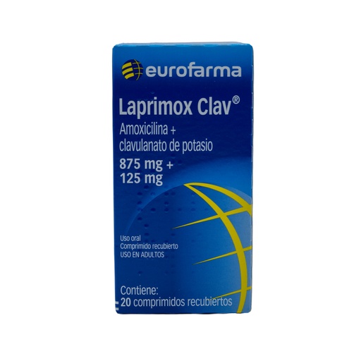 [LB-057-005-N-0012] LAPRIMOX CLAV 875/125MG X 20 COMPRIMIDOS Eurofarma