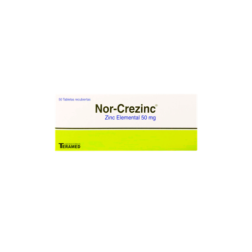 [LB-218-005-N-0003] NOR CREZINC TABLETAS X 50 Teramed
