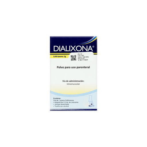 [LB-183-030-N-0026] DIALIXONA 1 GR. VIAL ALIFARMAT