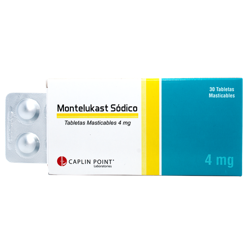 [LB001-001-N-0378] Montelukast Sodico 4mg x 10 Tabletas Caplin Point Laboratories
