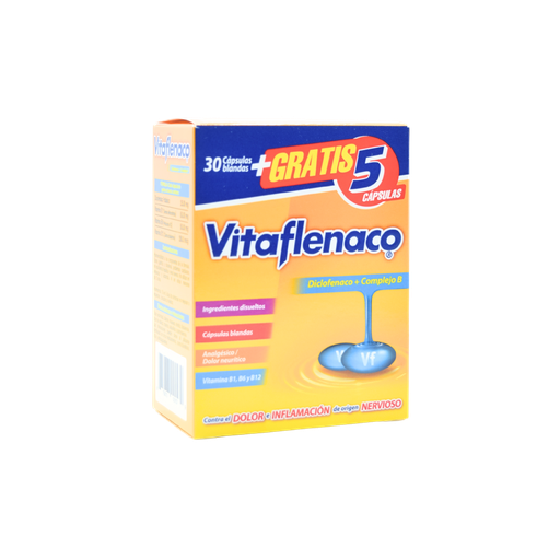 [LB-061-042-N-0005] Vitaflenaco X 1 Capsula De Gelatina Suave (Disp. x 35) FARMAMEDICA