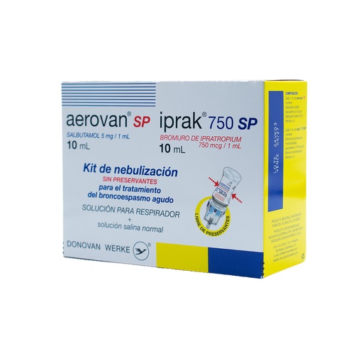 [LB-052-005-N-0002] AEROVAN SP IPRAK 750 SP KIT DE NEBULIZAR X 20ML Donovan Werke