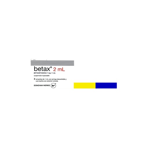 [LB-052-005-N-0004] BETAX 2ML VIAL INYECTABLE (2 AMP X 1 ML) Donovan Werke