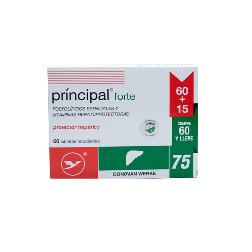 [LB-052-005-N-0011] PRINCIPAL FORTE TABLETAS CAJA X 60 + 15 GRATIS Donovan Werke