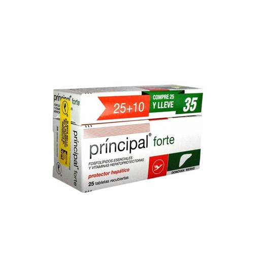 [LB-052-005-N-0012] PRINCIPAL FORTE CAJA X 25 TABLETAS + 10 GRATIS Donovan Werke