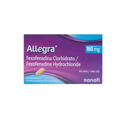 [LB-152-005-N-0004] ALLEGRA COMPRIMIDOS 180 MG X 10 Sanofi