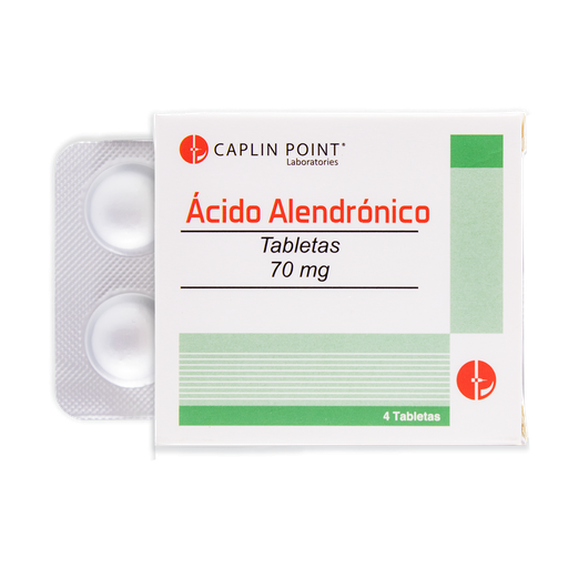 [LB001-001-N-0386] Acido Alendronico 70mg x 4 tabletas Caplin Point Laboratories