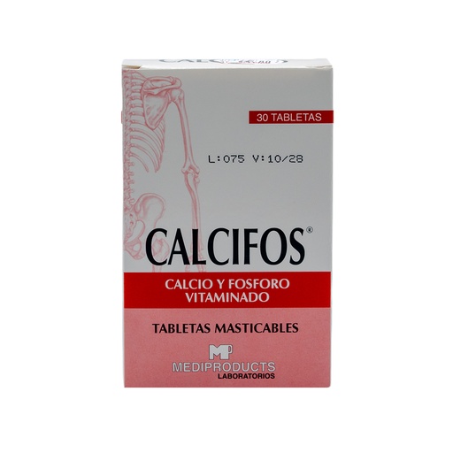 [LB-108-039-N-0011] Calcifos Tabletas  Caja x 30 Mediproducts, S.A.