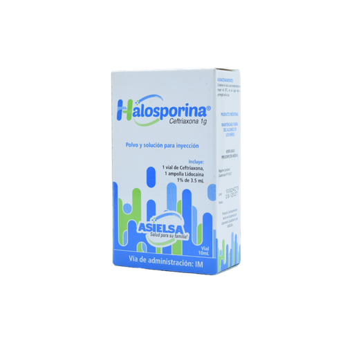 [LB-226-048-N-0003] Halosporina 1G (ceftriaxona) 1 dosis ASIELSA