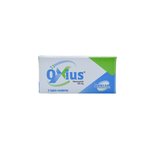 [LB-226-048-N-0005] Oxius 500 Mg Caja de 6 Tabletas (nitazoxanida)ASIELSA