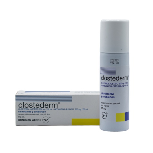 [LB-052-005-N-0019] CLOSTEDERM AEROSOL X 50ML Donovan Werke