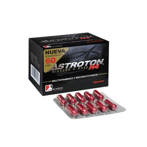 [LB-095-045-N-0025] Astroton H4 Con Ginseng Caja X 60 Caps. Lancasco