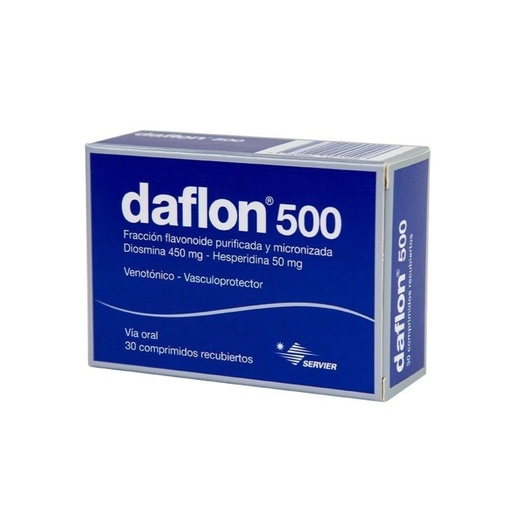 [LB-100-052-N-0001] DAFLON 500 MG CAJA X 30 COMPRIMIDOS SERVIER