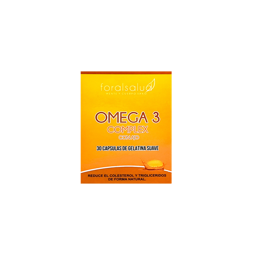 [LB-235--029-N-0002] Omega 3 complex (con ajo ) caja x 30 gel cap FORALSALUD