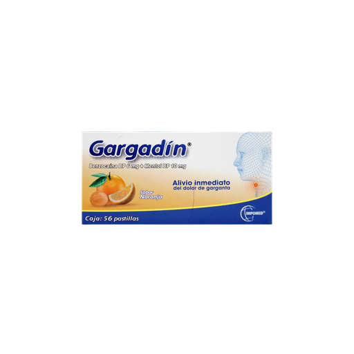 [LB-237-038-N-0001] GARGADIN NARANJA X 1 TAB. (CAJA DE 56 TABS) IMPOMED