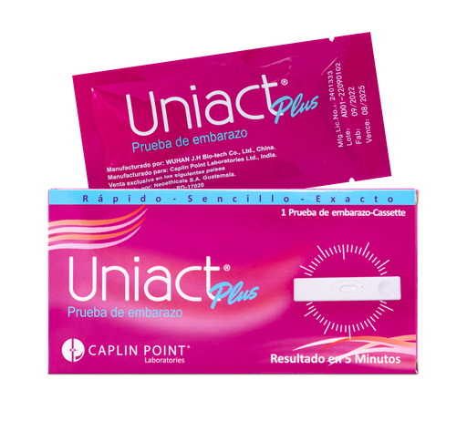 [LB001-001-N-0391] UNIACT PLUS (prueba de embarazo) (Cassette) CaplinPoint Laboratories Ltd.
