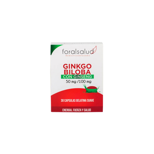 [LB-235-055-N-0003] Ginko Biloba Con Ginseng Capsulas Caja x 30 FORALSALUD 