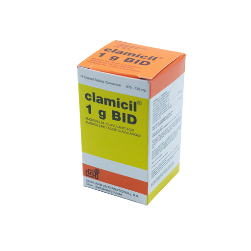 [LB-172-005-N-0023] CLAMICIL BID TABLETAS 1G X 14 UNIPHARM