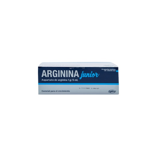 [LB-073-003-N-0061] Arginina Pediatrica 1g/5ml Caja x 10 Ampollas INDUSTRIA FARMACEUTICA, S.A.