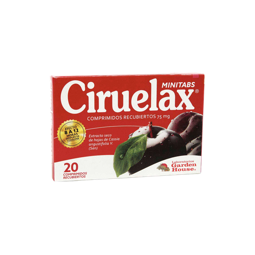 [LB-197-021-N-00005] Ciruelax Minitab 75 Mg Caja x 20 Comprimidos GARDEN HOUSE-CONSUMO