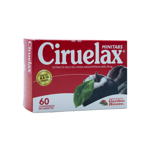 [LB-197-021-N-00006] Ciruelax Minitab 75 Mg Caja x 60 Comprimidos GARDEN HOUSE-CONSUMO