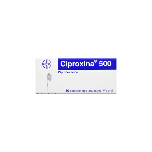 [LB-202-031-N-0010] CIPROXINA 500mg x UNIDAD (CAJA DE 30 TABS) BAYERN SCHERING