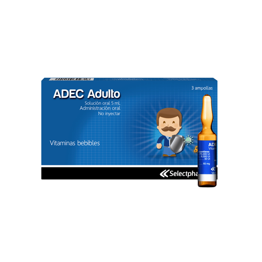 [LB-158-029-N-0039] ADEC Adulto Ampolla Bebible 5 ml SelectPharma