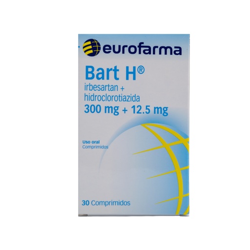 [LB-057-047-N-0003] BART H 300 MG + 12.5 MG CAJA X 30 COMPRIMIDOS EUROFARMA