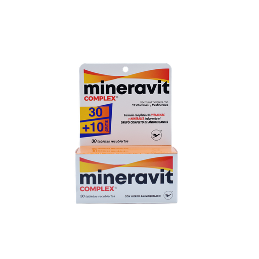 [LB-052-005-N-0034] MINERAVIT COMPLEX CAJA DE 30 + 10 TABLETAS Donovan Werke