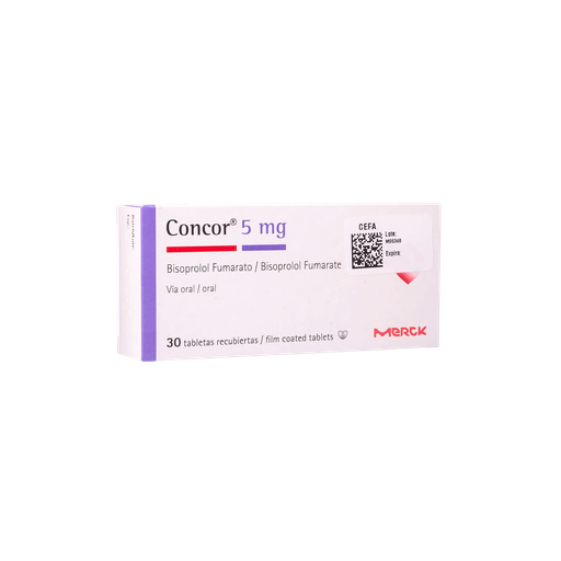 [LB-112-031-N-0018] CONCOR 5MG CAJA X 30 TABLETAS Merck