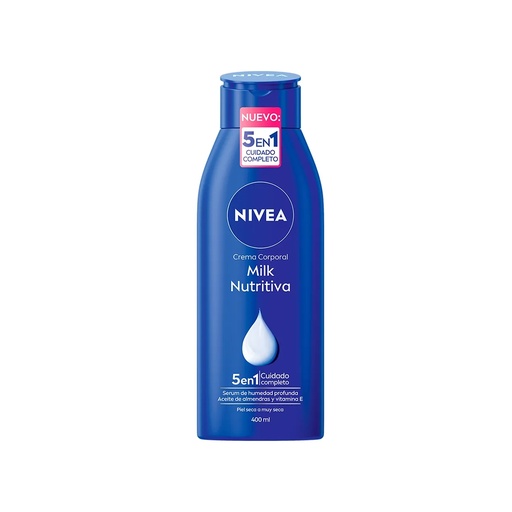 [LB-029-005-N-0004] NIVEA BODY MILK HIDRATANTE PIEL NORMAL x 400ML BDF