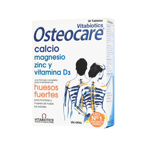 [LB-250-012-N-0004] OSTEOCARE ZINC + VITAMINA D3 CAJA X 30 TABLETAS VITABIOTICS