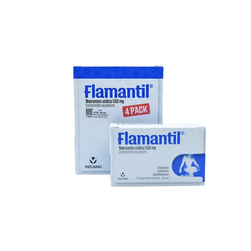 [LB-091-012-N-0001] Flamantil 550 mg x 1 Tableta (Disp 120 Tabletas) Laboratorios Vizcaíno