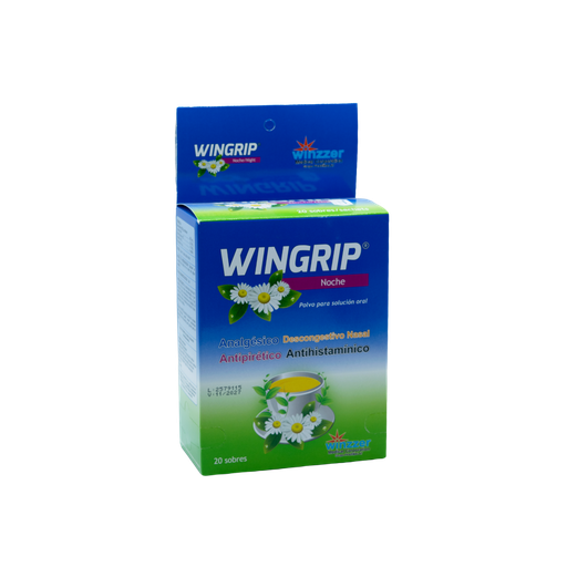 [LB-196-028-N-0017] Wingrip Noche x 1 Sobre (Caja x 20 Sobres) Winzzer