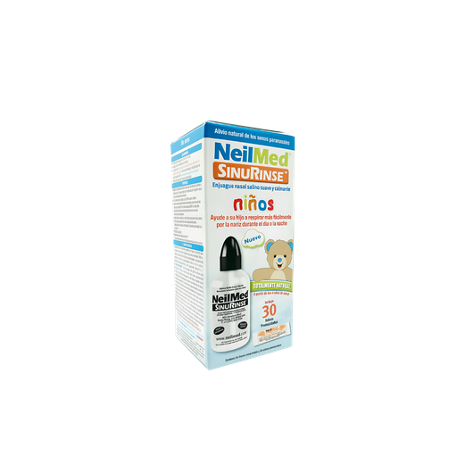 [LB-260-005-N-0005] SINURINSE NIÑOS KIT (Frasco 120ml y 30 Sobres) NEILMED