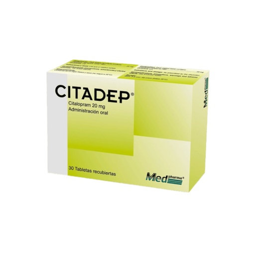 [LB-104-052-N-0039] CITADEP 20 MG CAJA X 30 TABLETAS MEDPHARMA