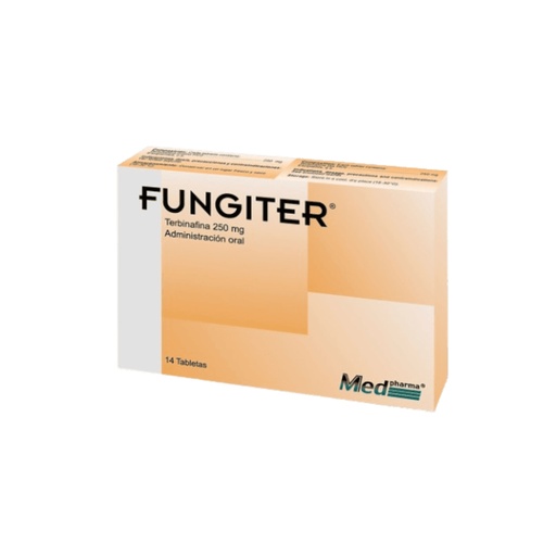 [LB-104-052-N-0042] FUNGITER 250 MG CAJA X 14 TABLETAS MEDPHARMA