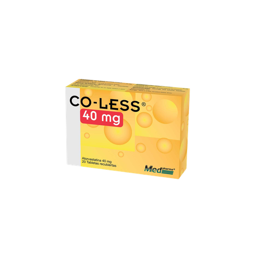 [LB-104-052-N-0050] CO-LESS (+20 TAB GRATIS) 40 MG CAJA X 20 TABLETAS MEDPHARMA