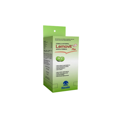 [LB126-022-N-0343] LEMOVIT PLUS CARTERITA X 4 TABS (DISPENSADOR X 25 CARTERITAS) Pharmalat