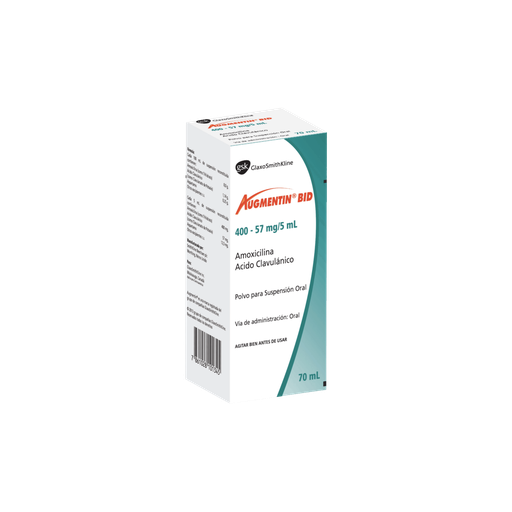[LB-265-010-N-0005] AUGMENTIN BID 400mg Susp 70ml GLAXO RX