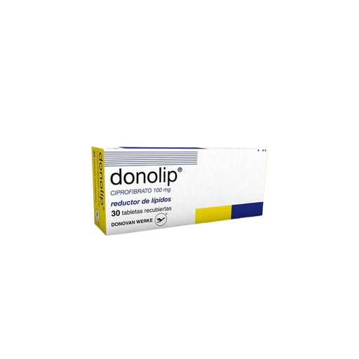 [LB-052-005-N-0042] DONOLIP 100MG X 30 TABLETAS RECUBIERTAS Donovan Werke