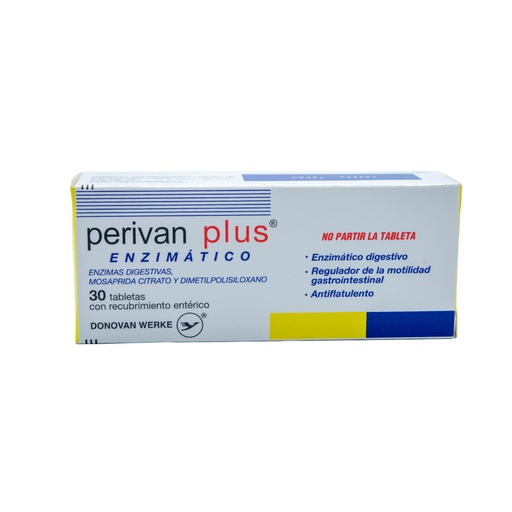 [LB-052-005-N-0055] PERIVAN PLUS ENZIMATICO X 30 TABLETAS Donovan Werke
