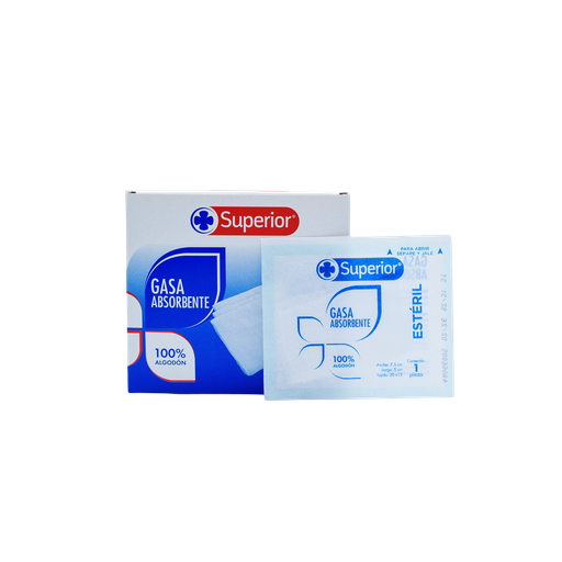 [LB-164-006-N-0003] GASA ESTERIL 7.5 X5 CM X 10 UNIDADES Superior