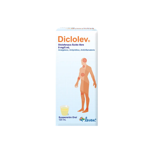 [LB-220-052-N-0006] DICLOLEV 9mg/5mL SUS ORAL 120 ML LEVEN