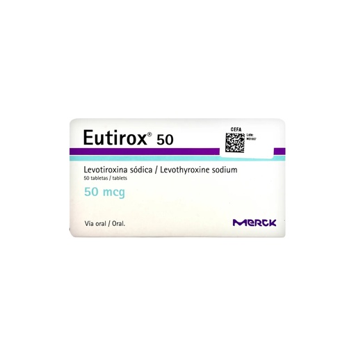 [LB-112-0031-N-0001] EUTIROX 50 MCG CAJA X 50 TABLETAS Merck