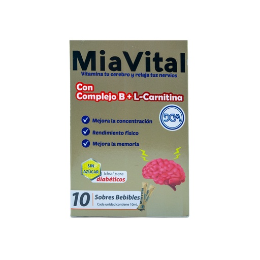 [LB-044-020-N-0011] MIA VITAL x 1 SOBRE (DISPENSADOR X 10 SOBRES BEBIBLES) FARMACAPS